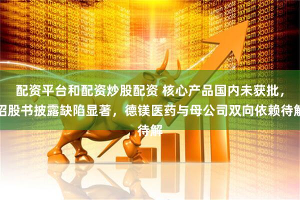 配资平台和配资炒股配资 核心产品国内未获批，招股书披露缺陷显著，德镁医药与母公司双向依赖待解